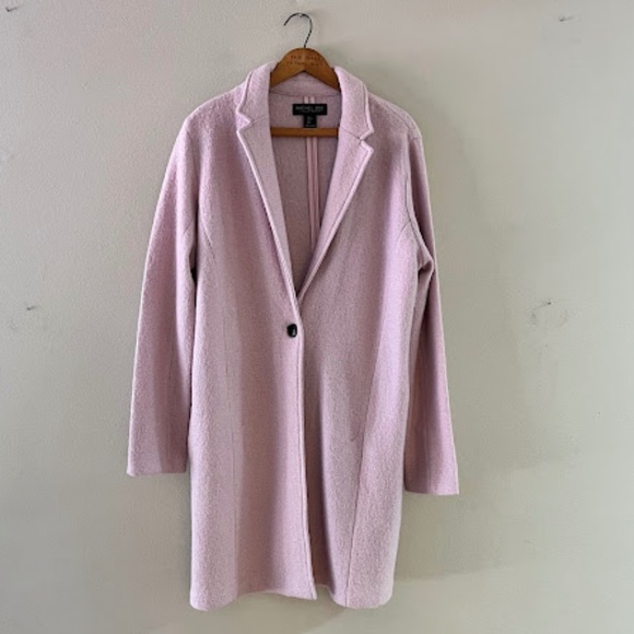 Rachel Zoe Lavender wool-blend Overcoat, Sz L, NWOT - Picture 1 of 7